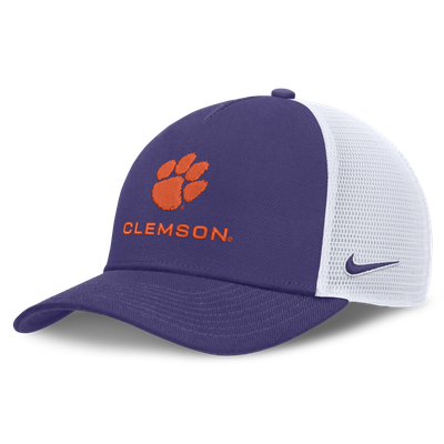 Clemson Tigers Nike Unisex 2026 On-Field Gameday Trucker Hat - Purple