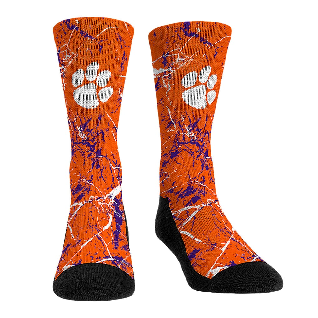 Clemson Tigers Rock Em Socks Unisex Three-Pack Crew Socks Set