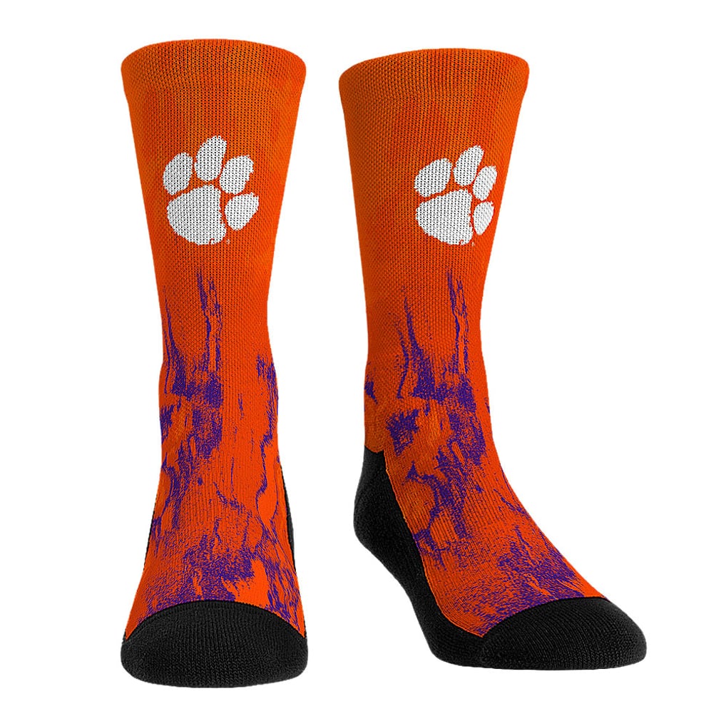Clemson Tigers Rock Em Socks Unisex Three-Pack Crew Socks Set