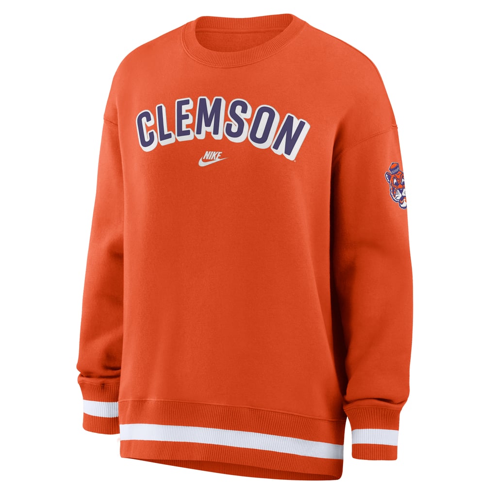 Clemson Tigers Nike Women's Oversized Legacy Phoenix Sweatshirt - Orange