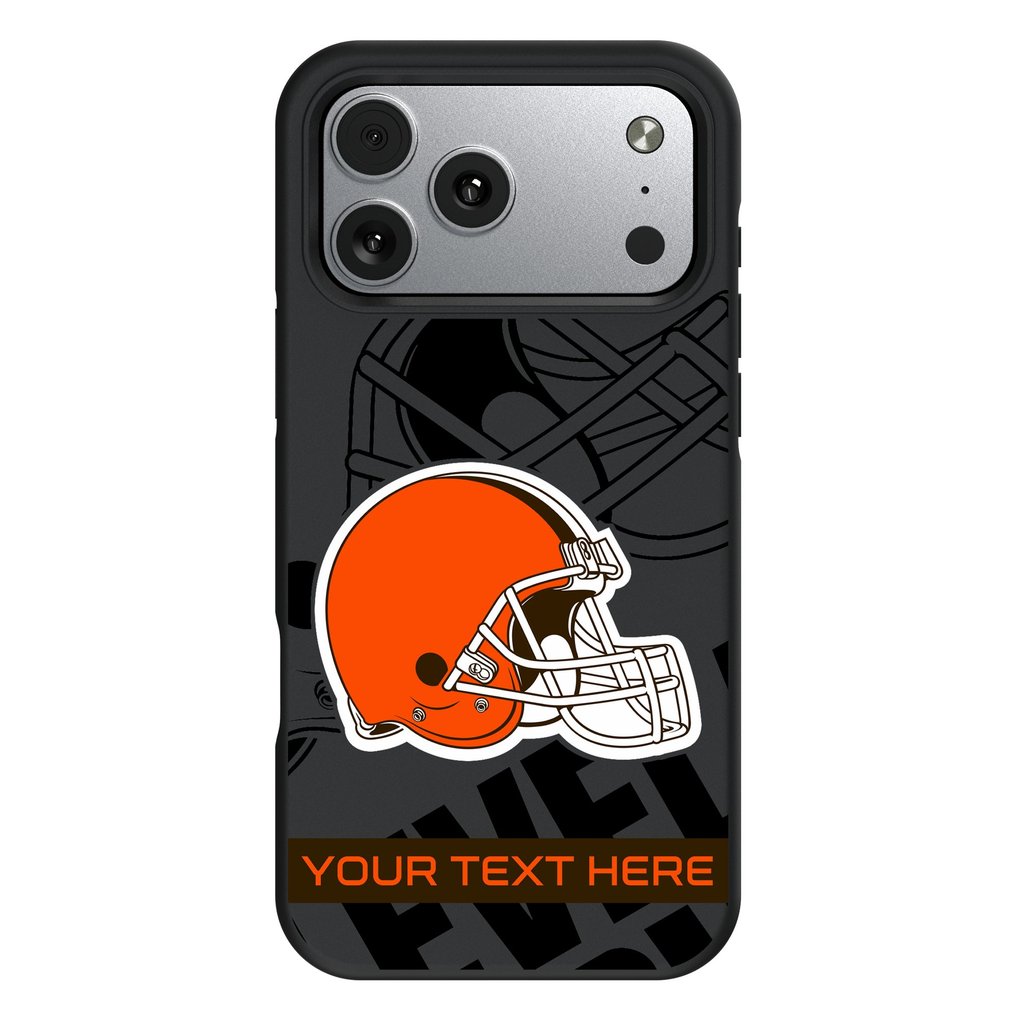 Cleveland Browns Keyscaper Personalized Bump Case with 8.2ft Drop Protection