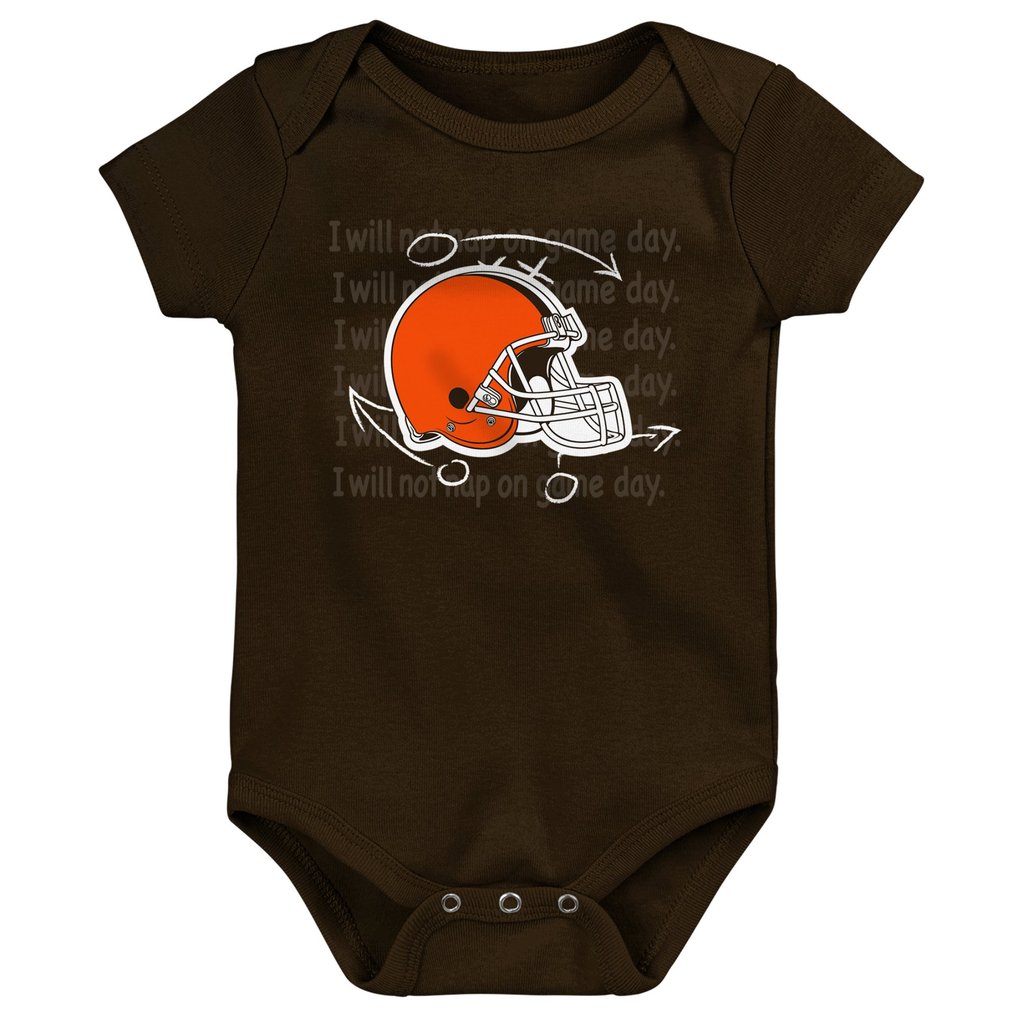 Cleveland Browns Newborn & Infant Team Starter 3-Pack Bodysuit Set