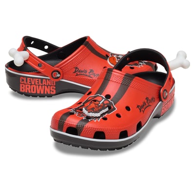  Cleveland Browns Crocs Unisex  Classic Clog
