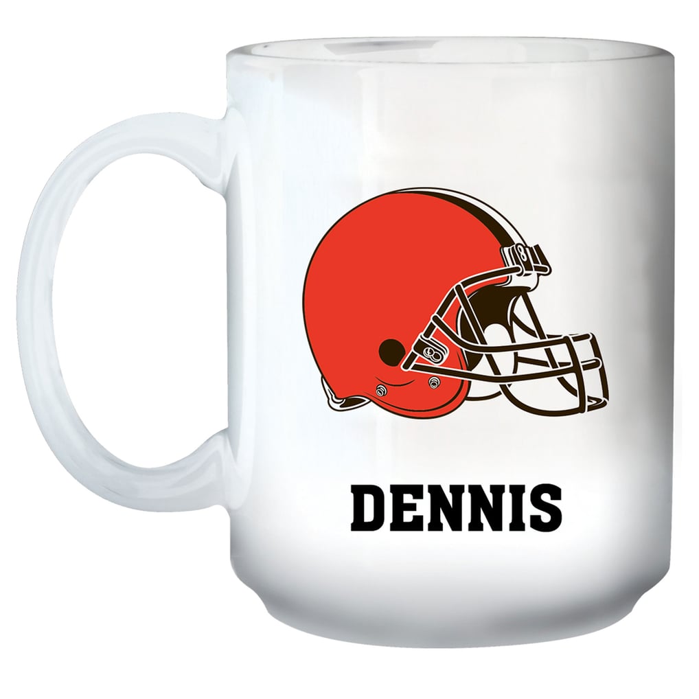 Cleveland Browns 15oz. Personalized Mug - White