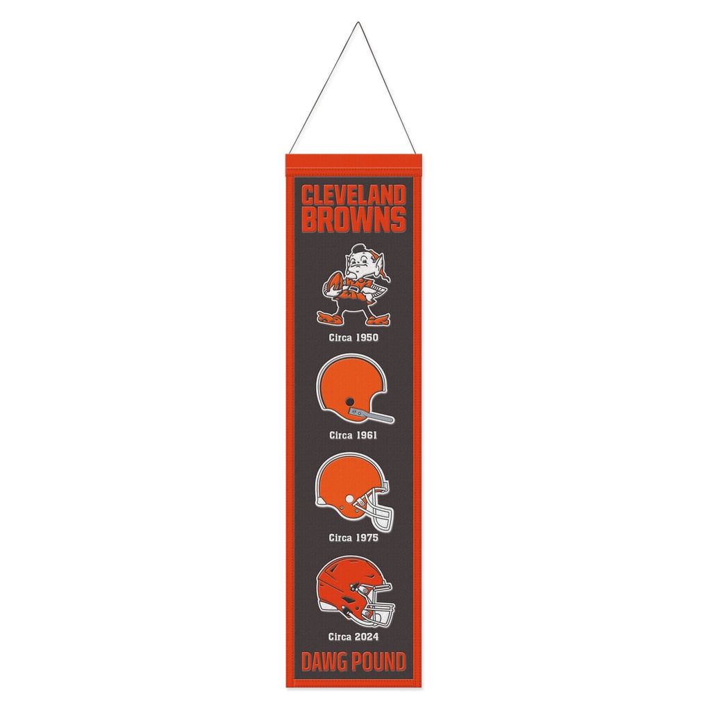 Cleveland Browns WinCraft 8" x 32" Wool Evolution Banner