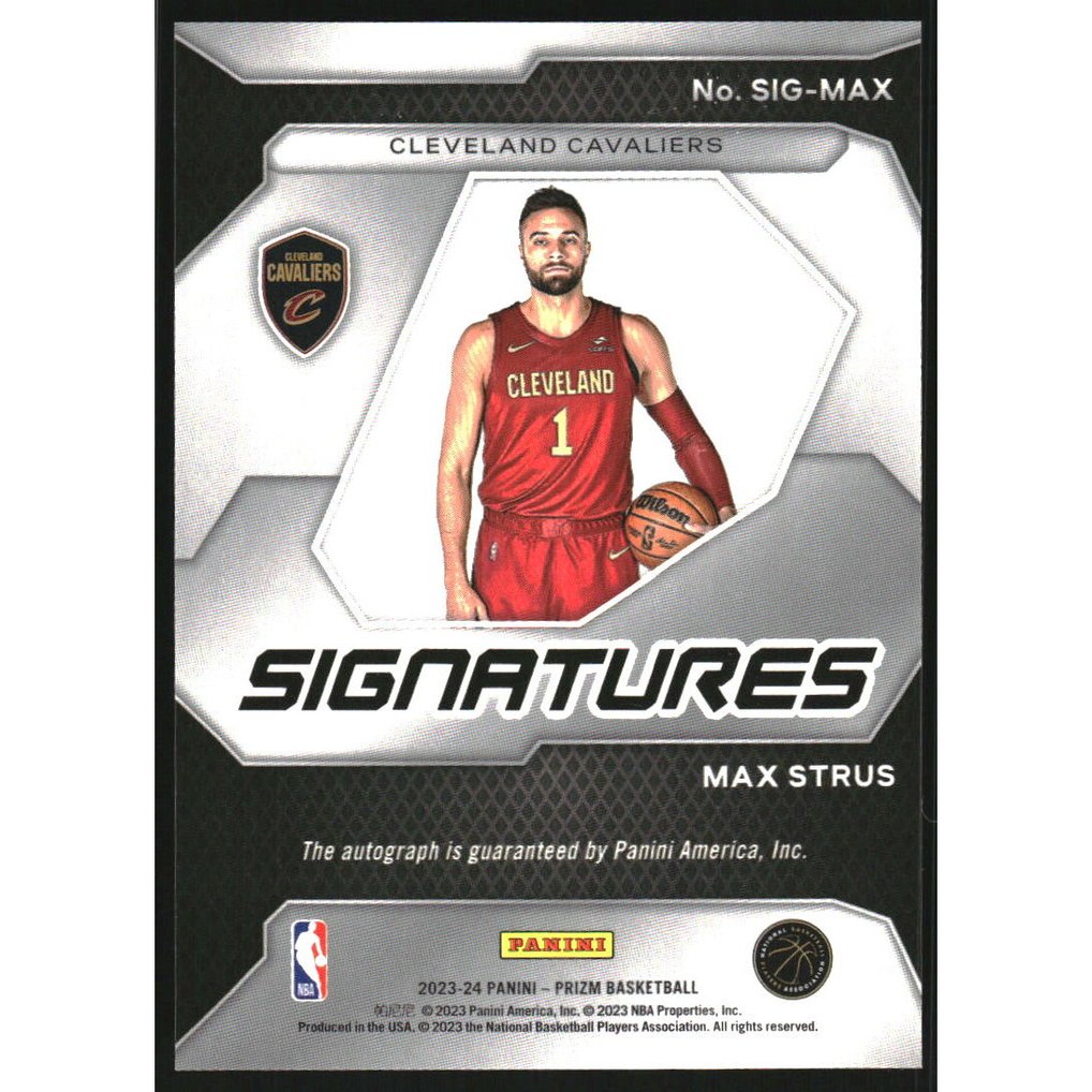 2023-24 Panini Prizm Signatures #18 Max Strus