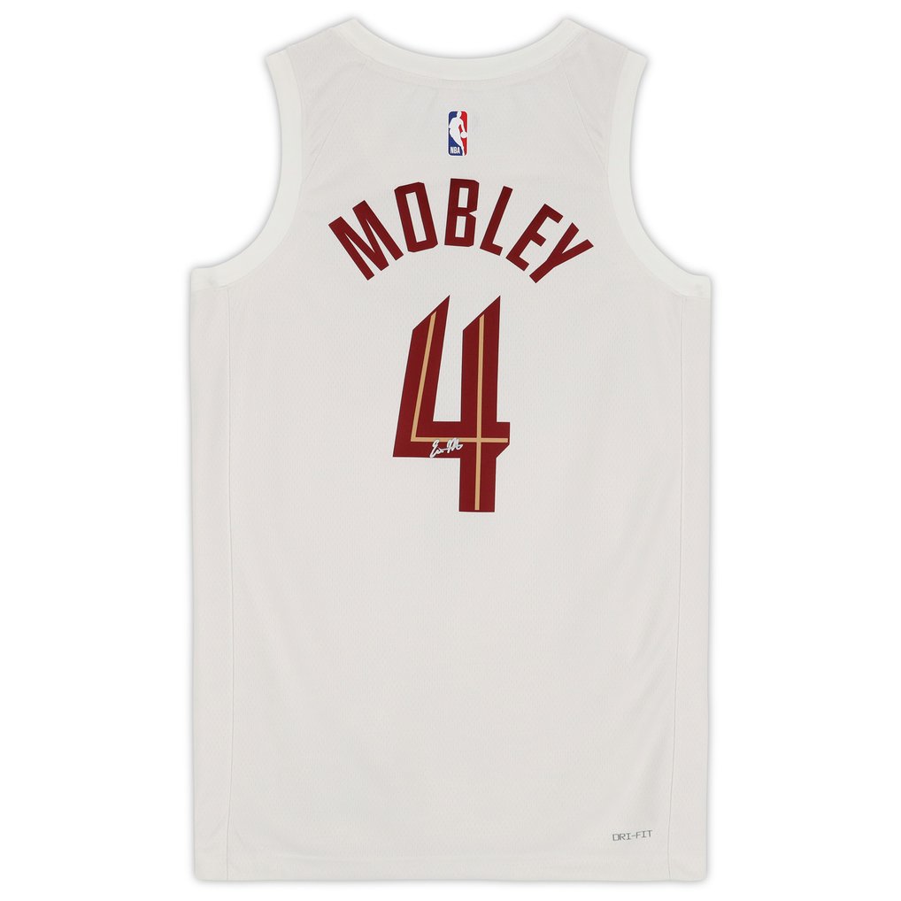 Evan Mobley Cleveland Cavaliers Autographed Fanatics Authentic Nike White 2022-2023 Association Swingman Jersey