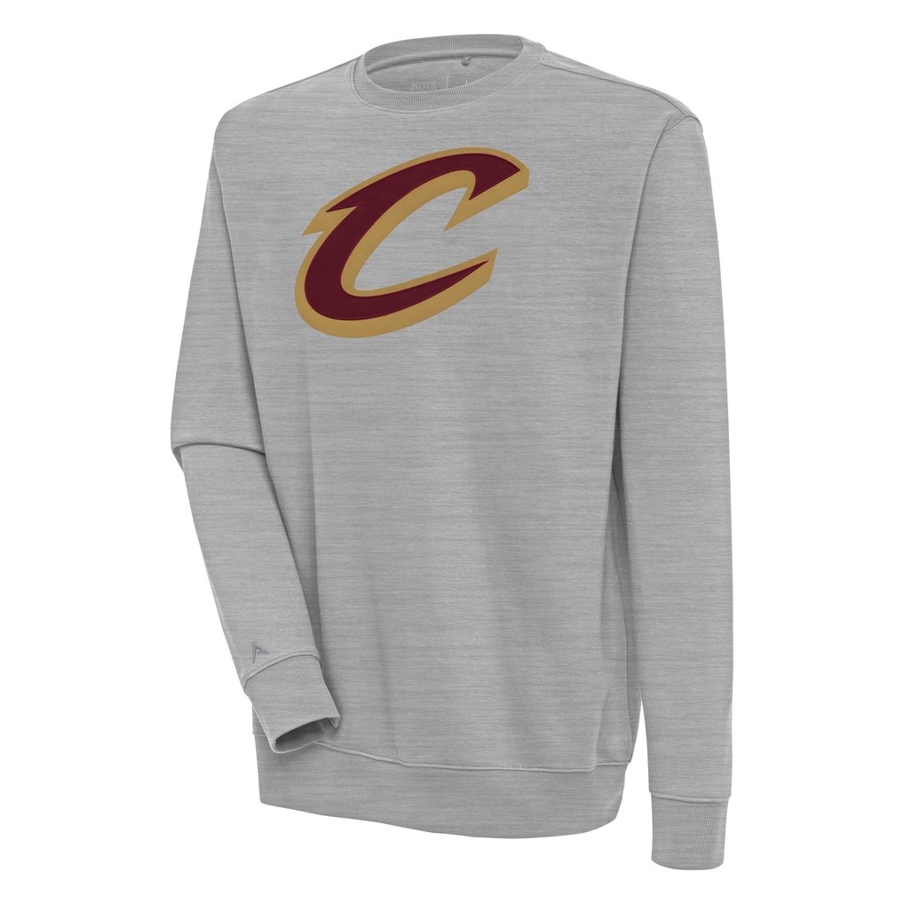 Cleveland Cavaliers Antigua Victory Pullover Sweatshirt - Heather Gray
