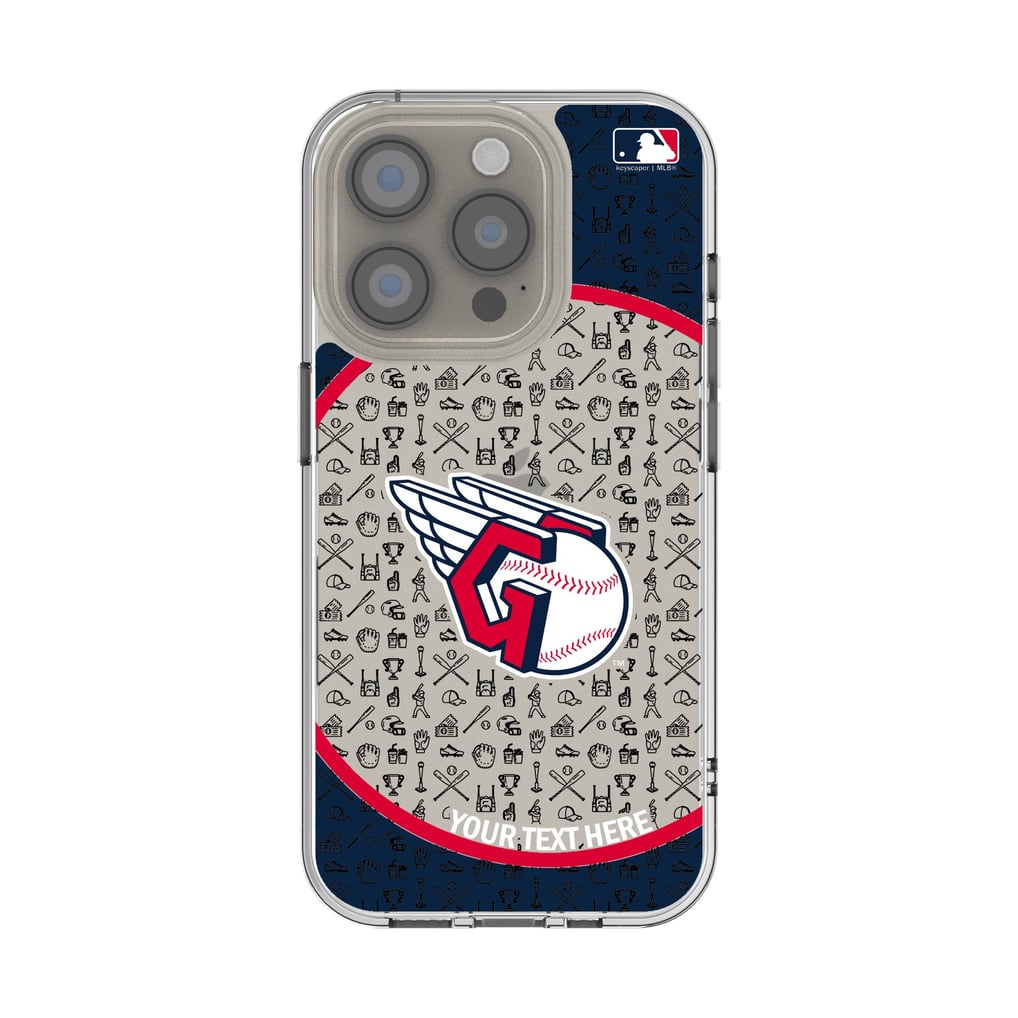 Cleveland Guardians Circle Design iPhone Clear Case