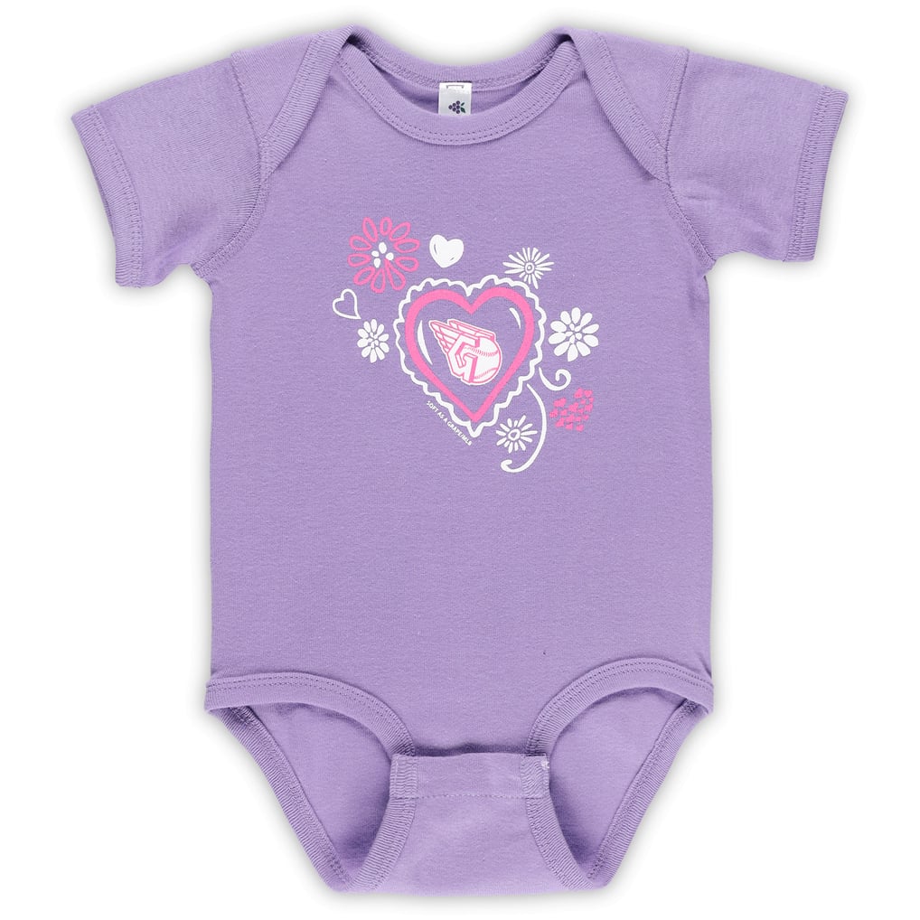 Cleveland Guardians Soft as a Grape Infant 3-Pack Bodysuit Set