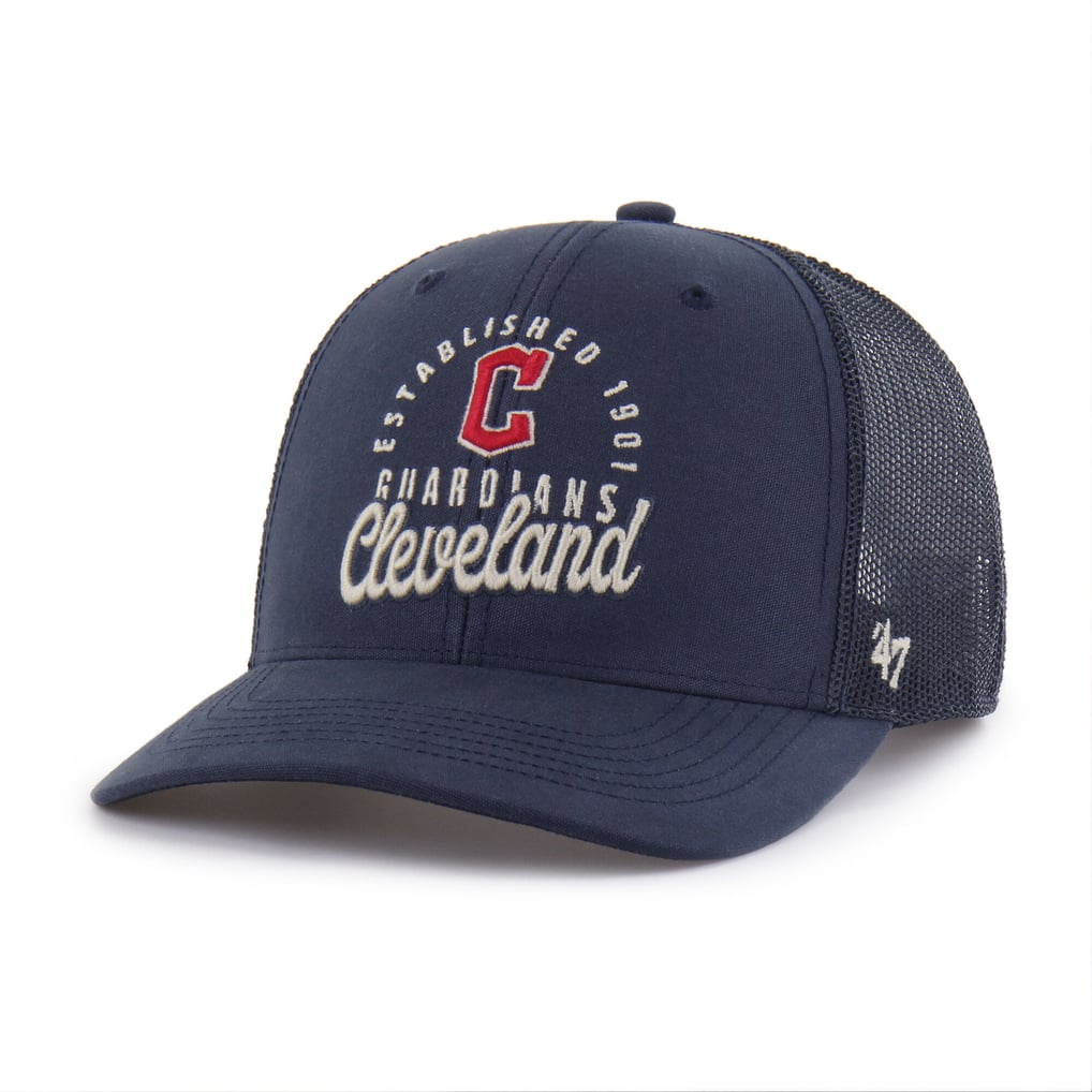 Cleveland Guardians '47 Pitstop Trucker Adjustable Hat - Navy