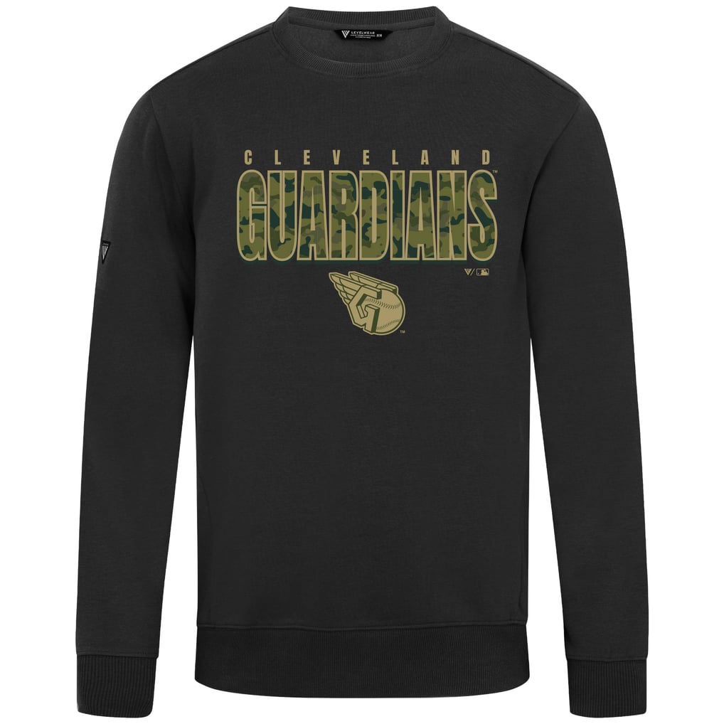  Cleveland Guardians Levelwear Zane Protect Pullover Sweatshirt - Black