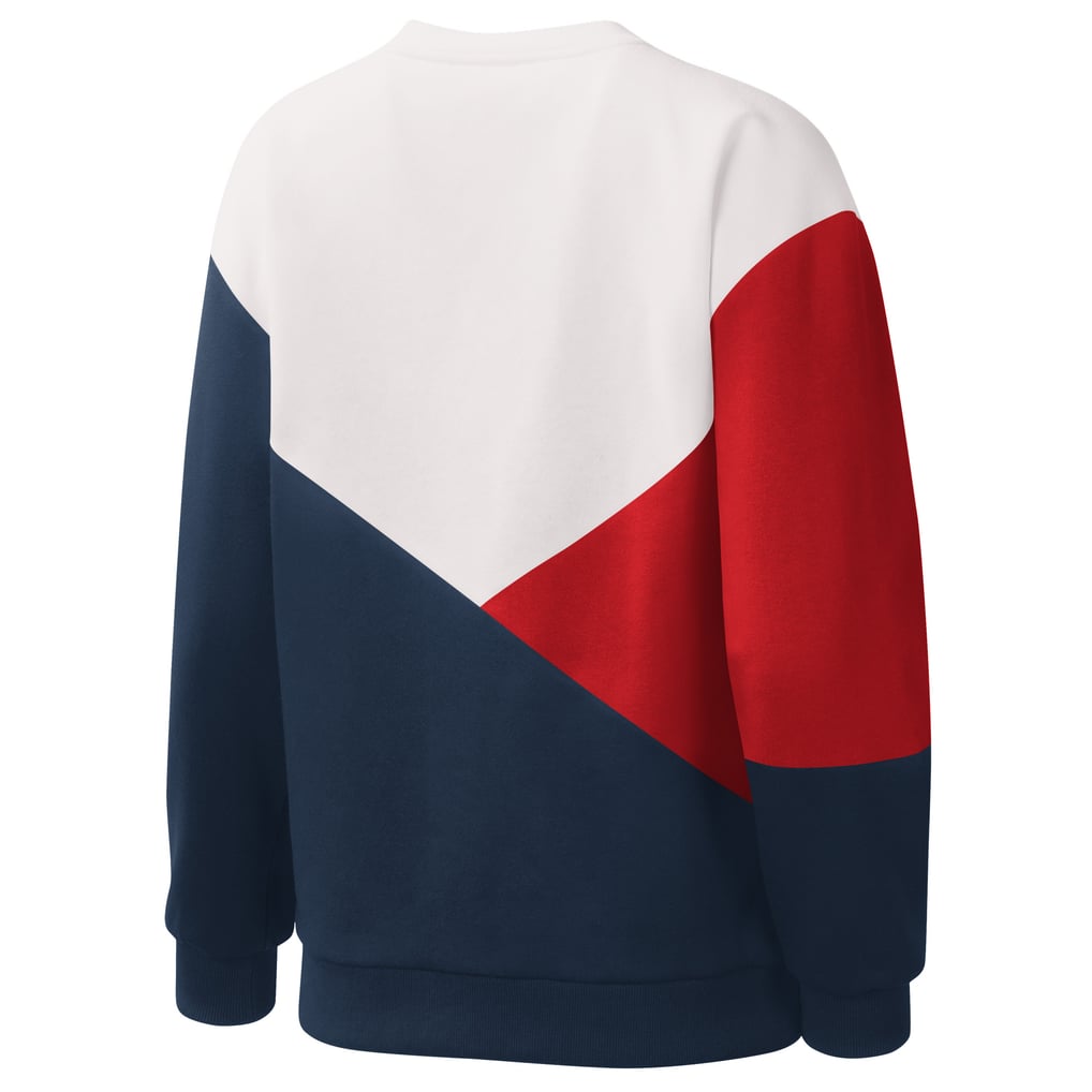 Cleveland Guardians Starter Women's Shutout Pullover Sweatshirt - White/Navy