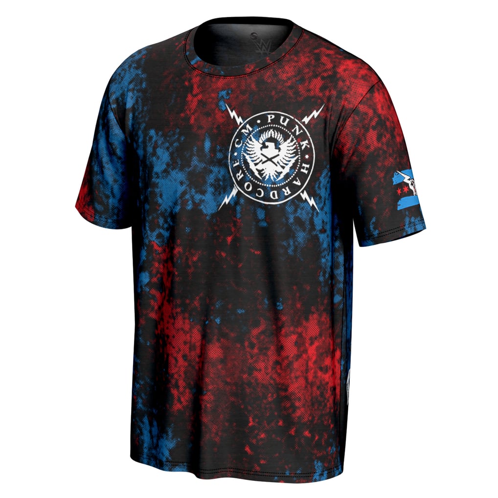 CM Punk ProSphere Straight Edge Hardcore Champion T-Shirt - Black