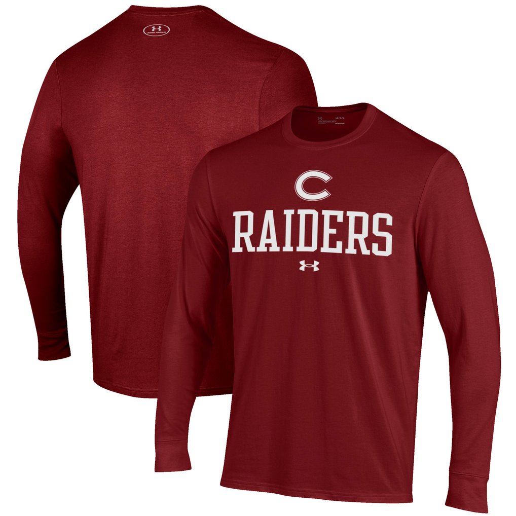 Colgate Raiders Under Armour Performance Long Sleeve T-Shirt - Maroon