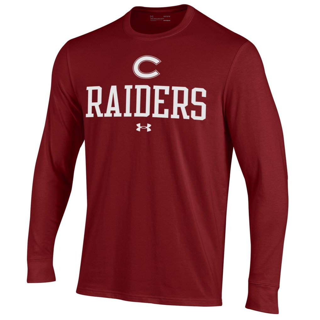 Colgate Raiders Under Armour Performance Long Sleeve T-Shirt - Maroon