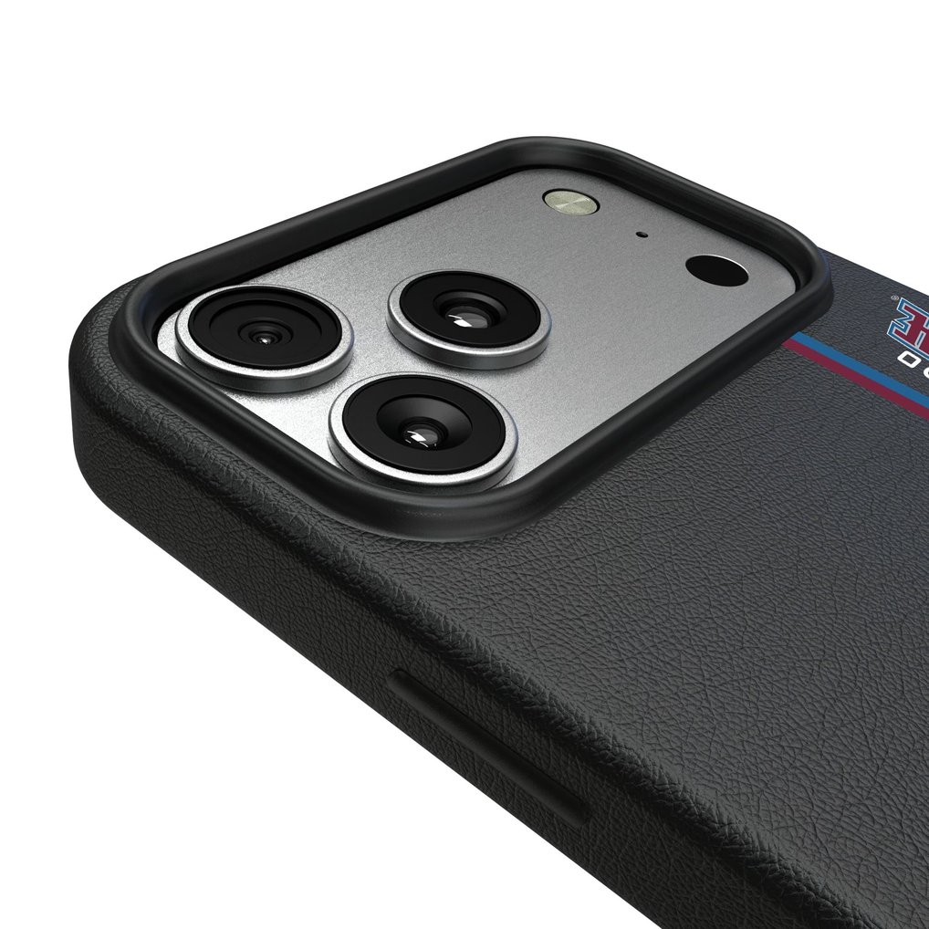 Colorado Avalanche Keyscaper Sidebar Magnetic iPhone Case - Black