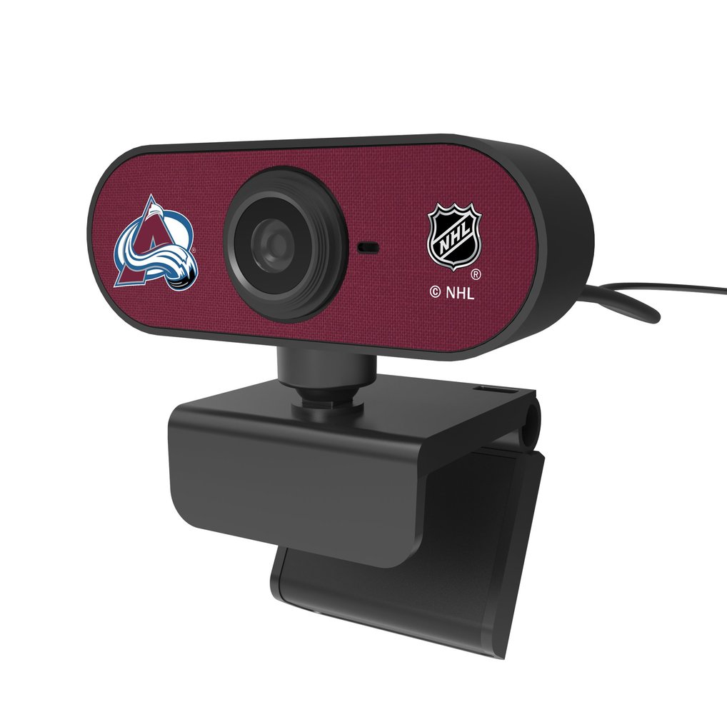 Colorado Avalanche Keyscaper Solid Full HD USB Webcam