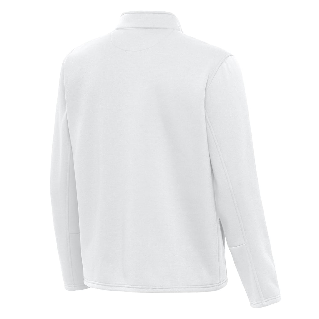 Colorado Avalanche Antigua Twist Quarter-Zip Pullover Jacket - White