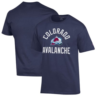  Colorado Avalanche Champion Primary Logo Jersey T-Shirt - Navy