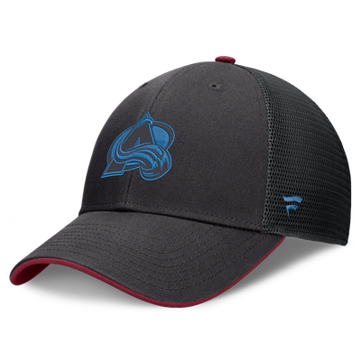 Colorado Avalanche Fanatics Fundamental Limits Trucker Adjustable Hat - Black