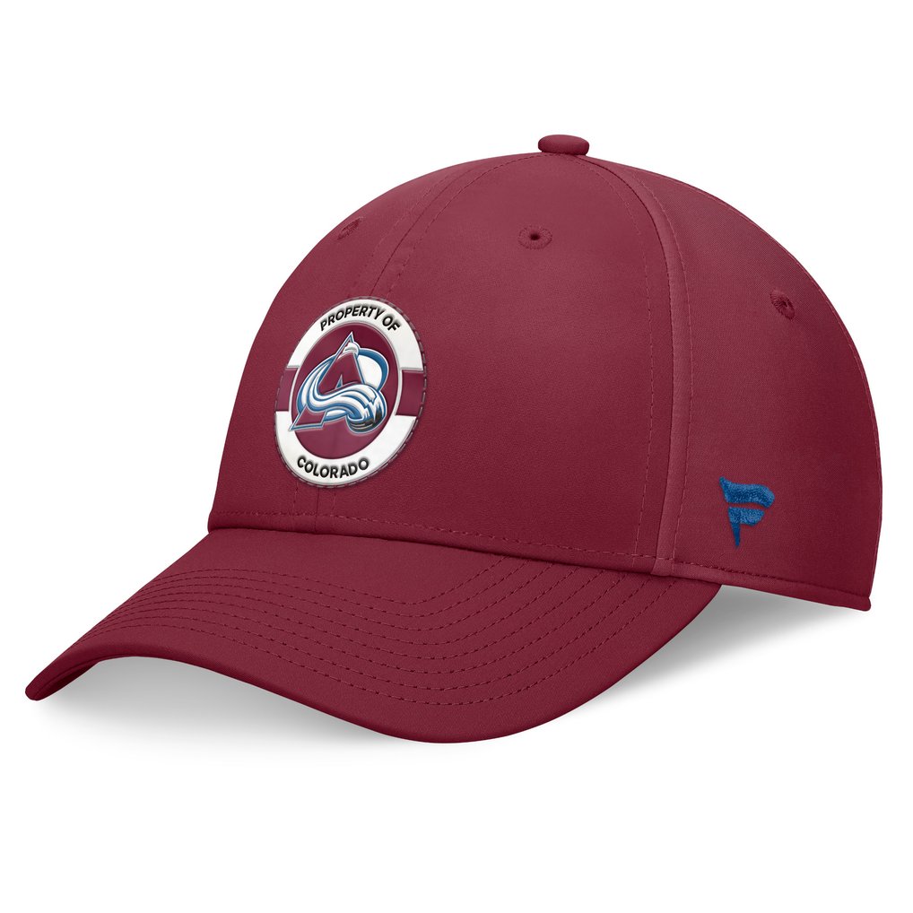 Colorado Avalanche Fanatics Authentic Pro Training Camp Flex Hat - Burgundy