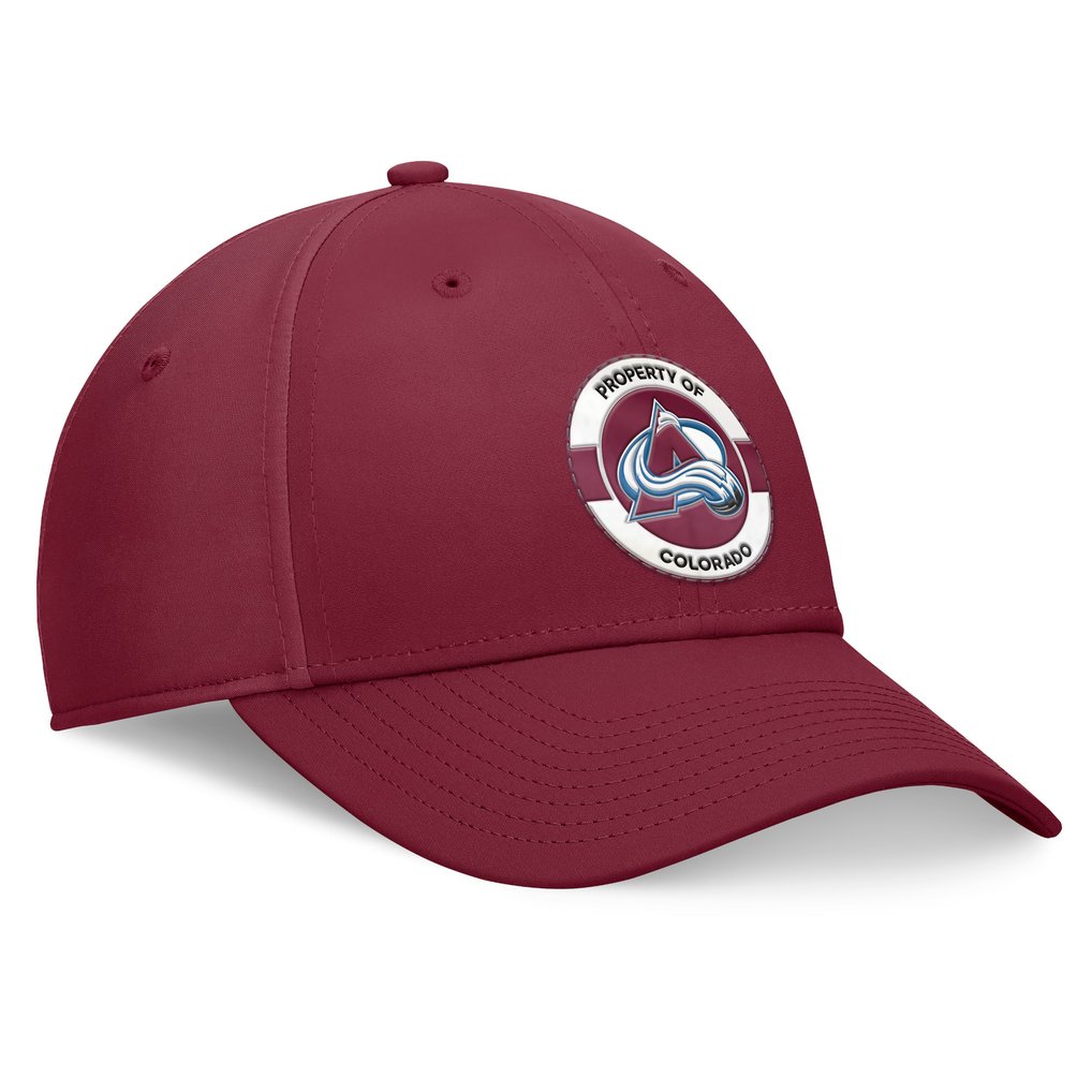 Colorado Avalanche Fanatics Authentic Pro Training Camp Flex Hat - Burgundy
