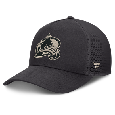 Colorado Avalanche Fanatics Road Soft Wash A-Frame Meshback Hat - Charcoal