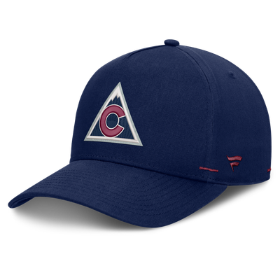 Colorado Avalanche Fanatics Alternate Authentic Pro Rink A-Frame Adjustable Hat - Navy