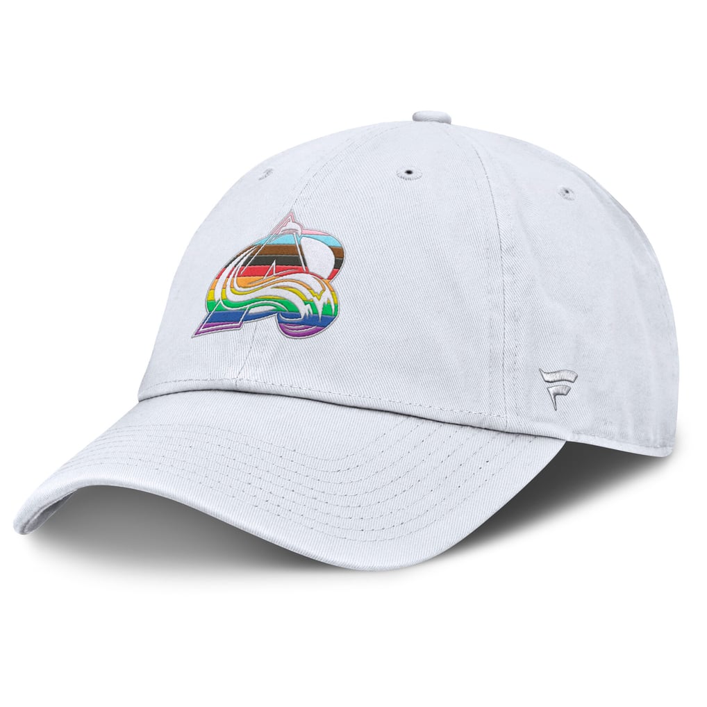 Colorado Avalanche Fanatics PRIDE Adjustable Hat - White