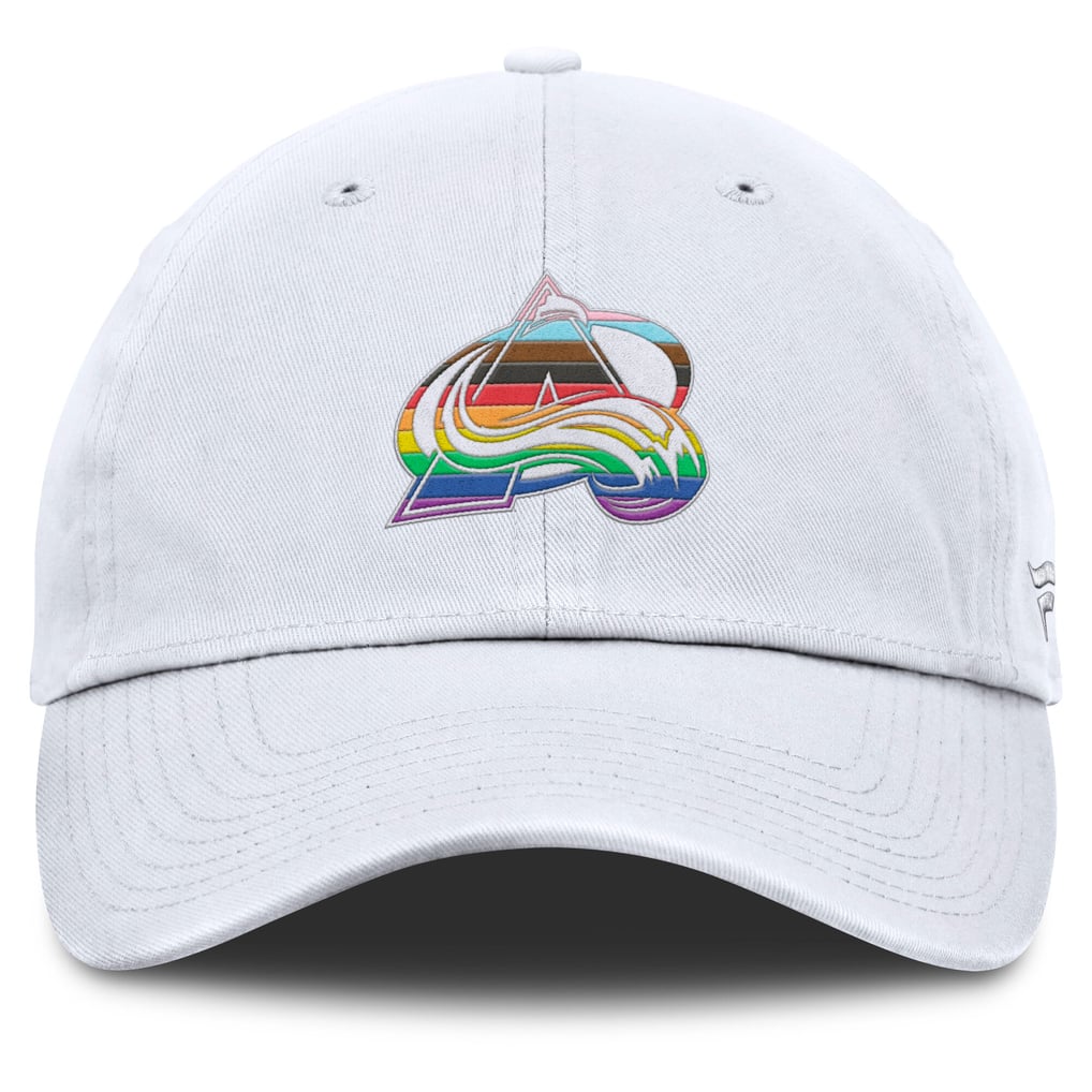 Colorado Avalanche Fanatics PRIDE Adjustable Hat - White