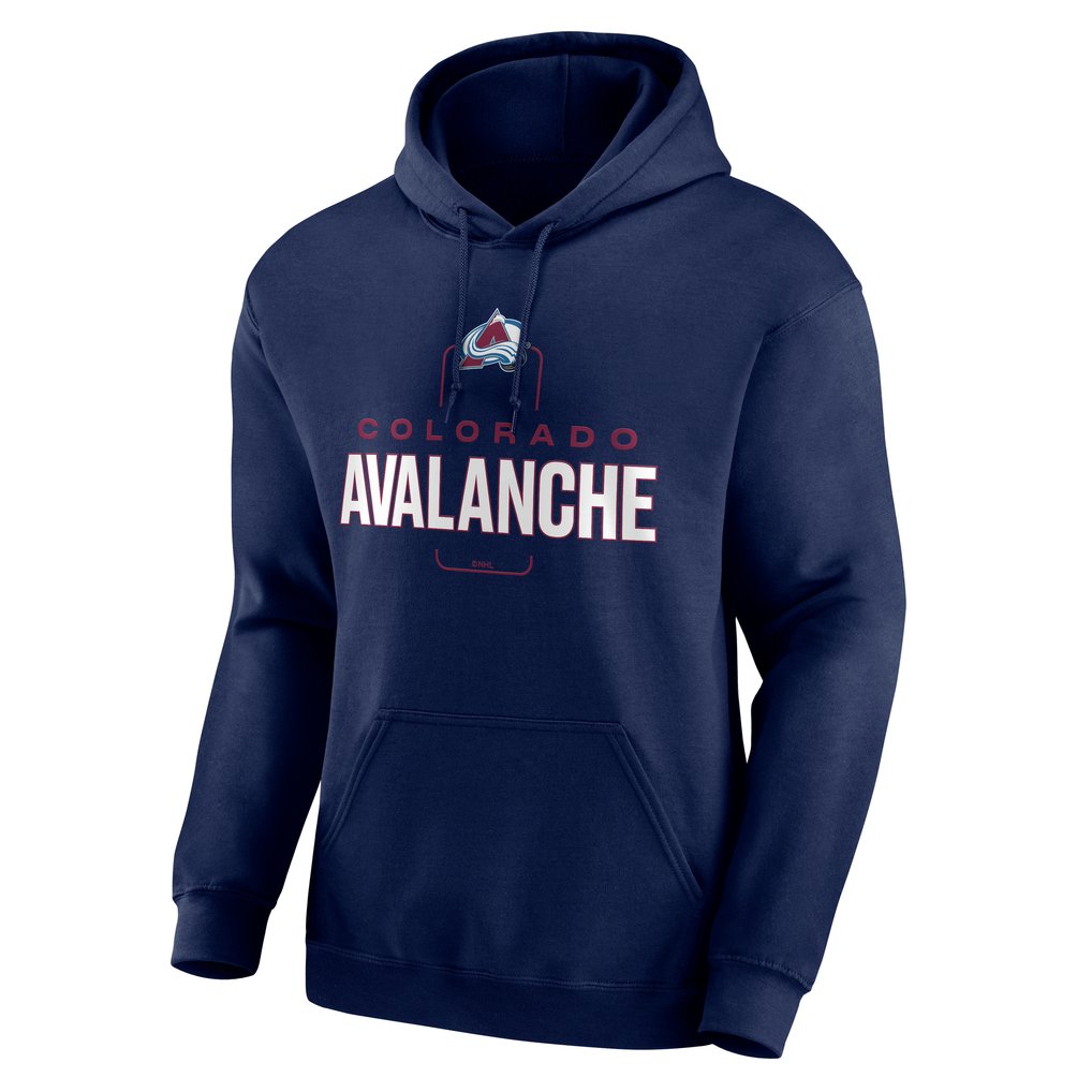 Colorado Avalanche Personalized Name & Number Midfielder Pullover Hoodie - Navy