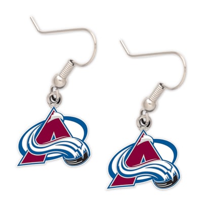 Colorado Avalanche WinCraft Logo Dangle Earrings