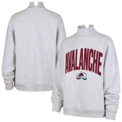  Colorado Avalanche '47 Women's Subtle Muse Sweatshirt - Heather Gray