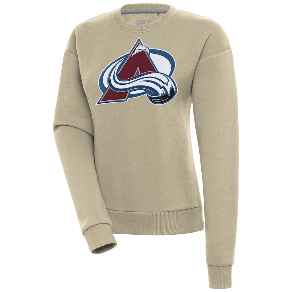Colorado Avalanche Antigua Women's Victory Pullover Sweatshirt - Khaki