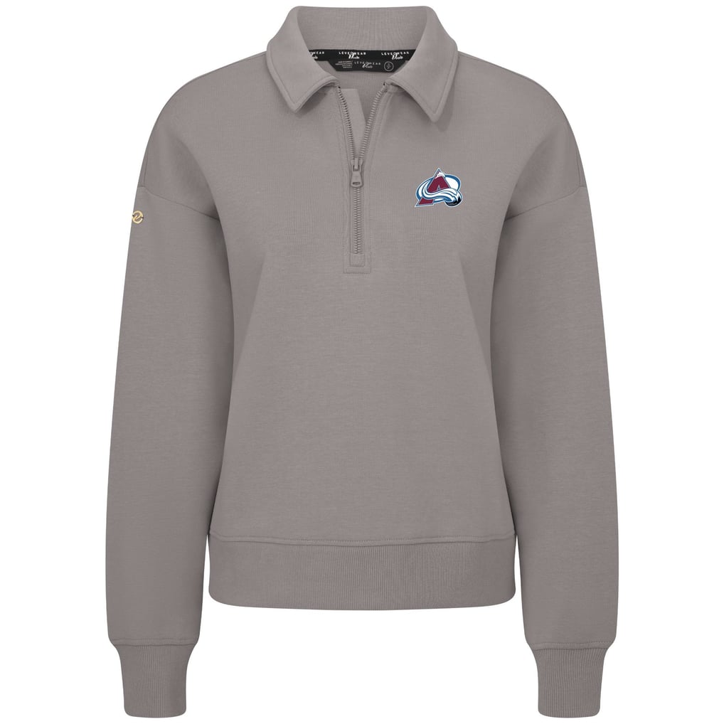  Colorado Avalanche Levelwear Women's  Canmore Quarter-Zip Pullover - Gray