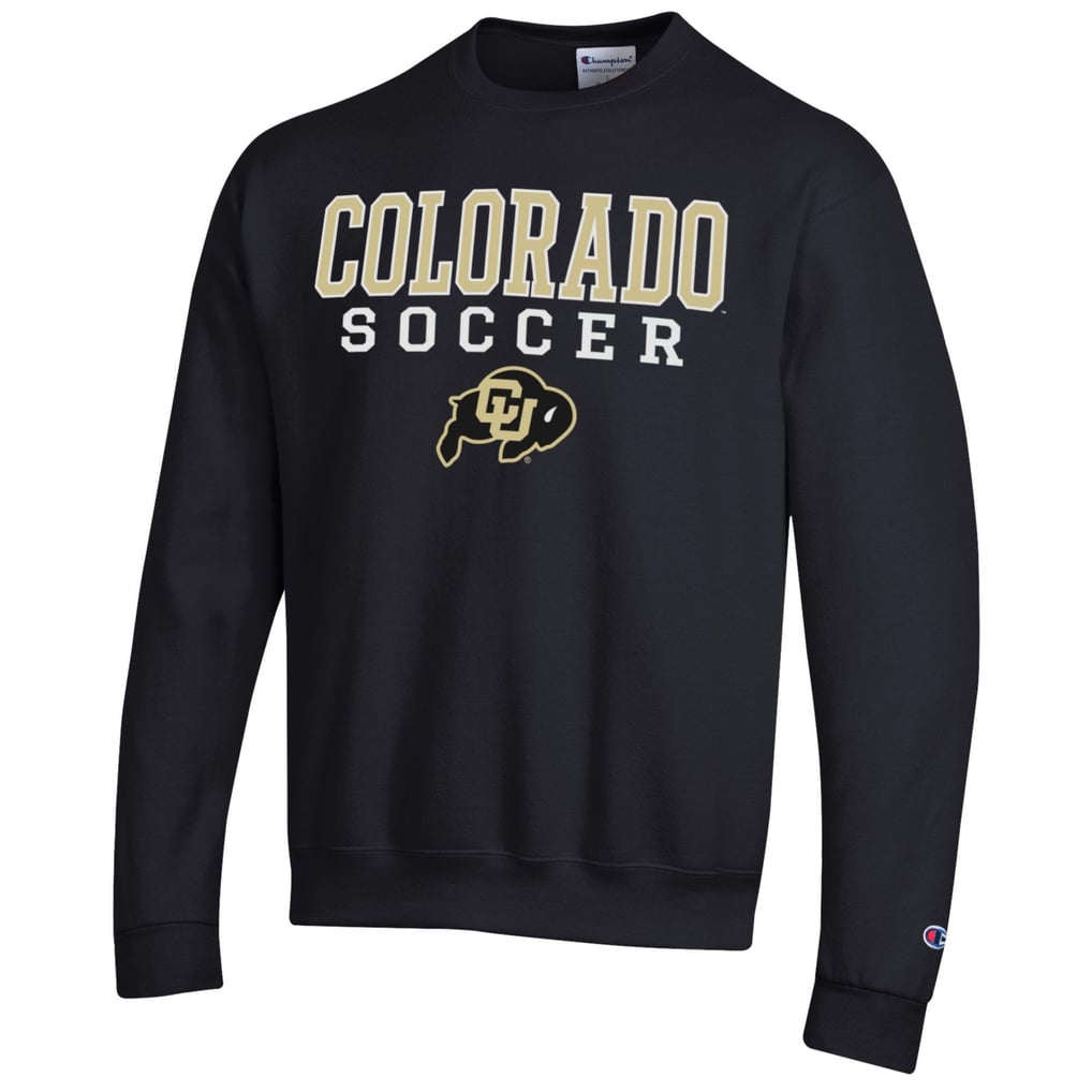 Colorado Buffaloes Champion Soccer Stack Logo Powerblend Pullover Sweatshirt - Black