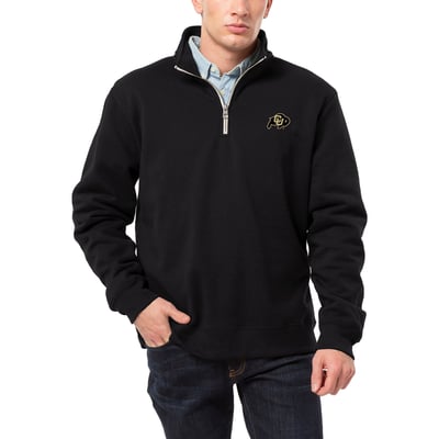 Colorado Buffaloes League Collegiate Wear  Essentials 2.0 Fleece Quarter-Zip Jacket - Black