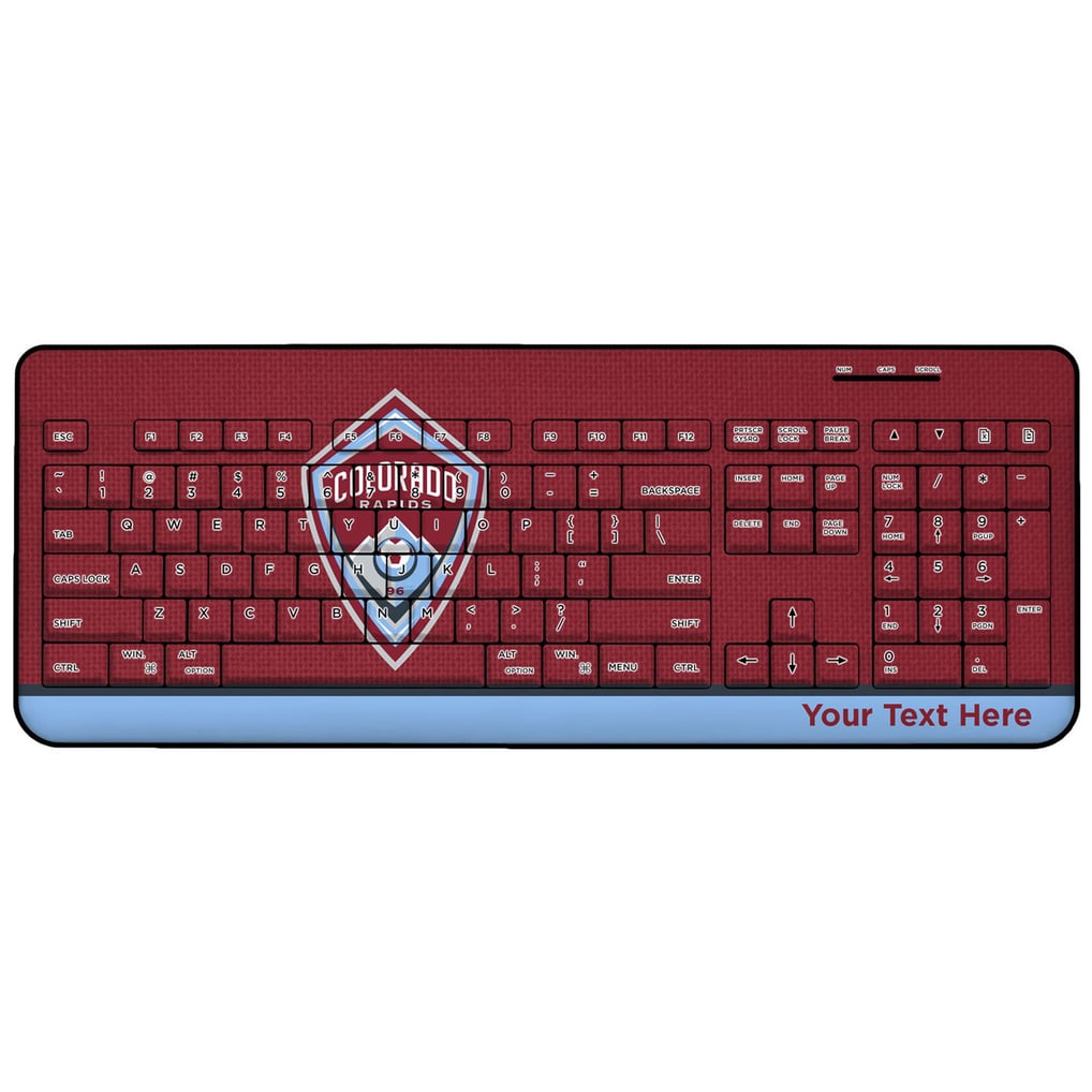 Colorado Rapids Personalized Wireless Keyboard