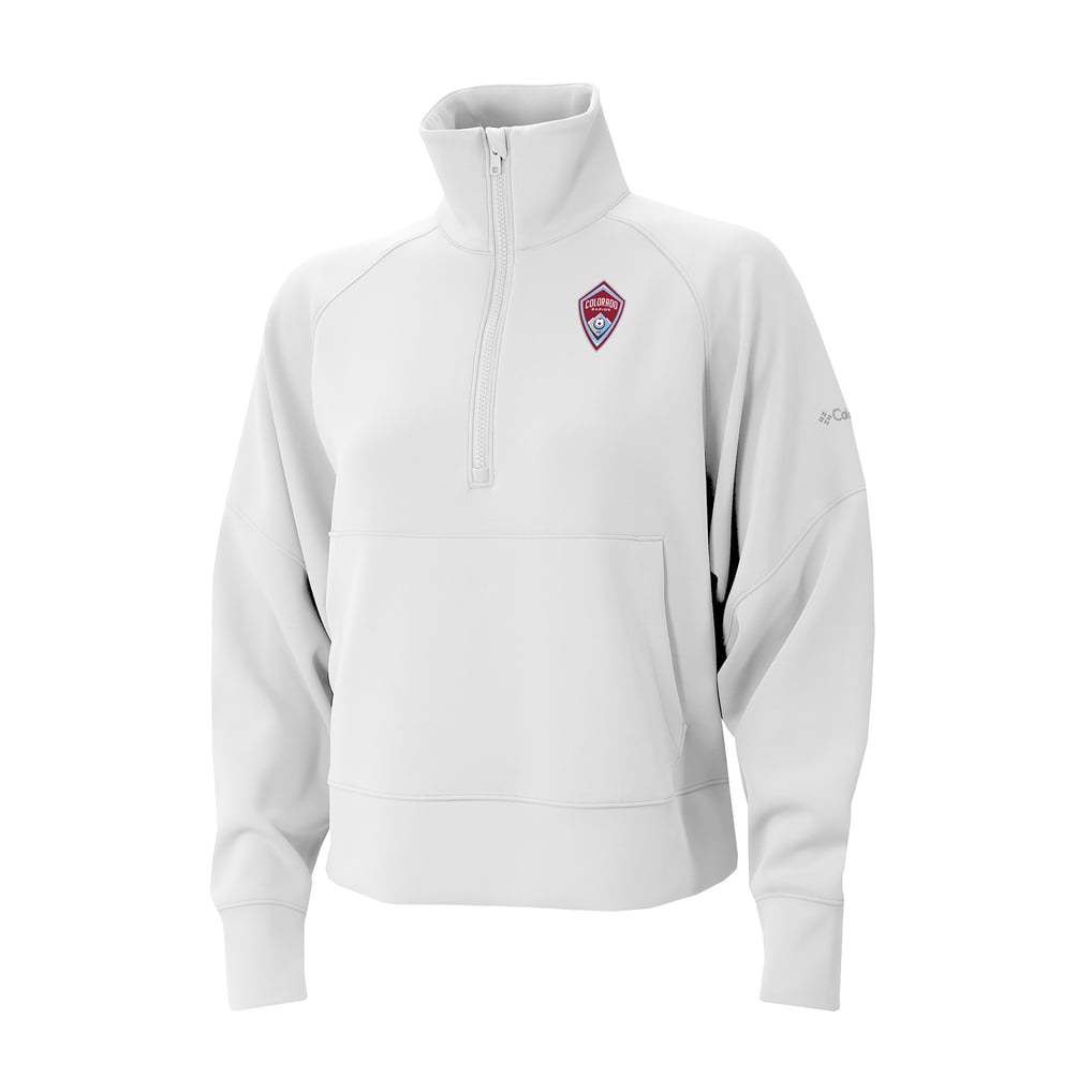 Colorado Rapids Columbia Women's Wickhams Hills Raglan Omni-Wick Half-Zip Pullover - White
