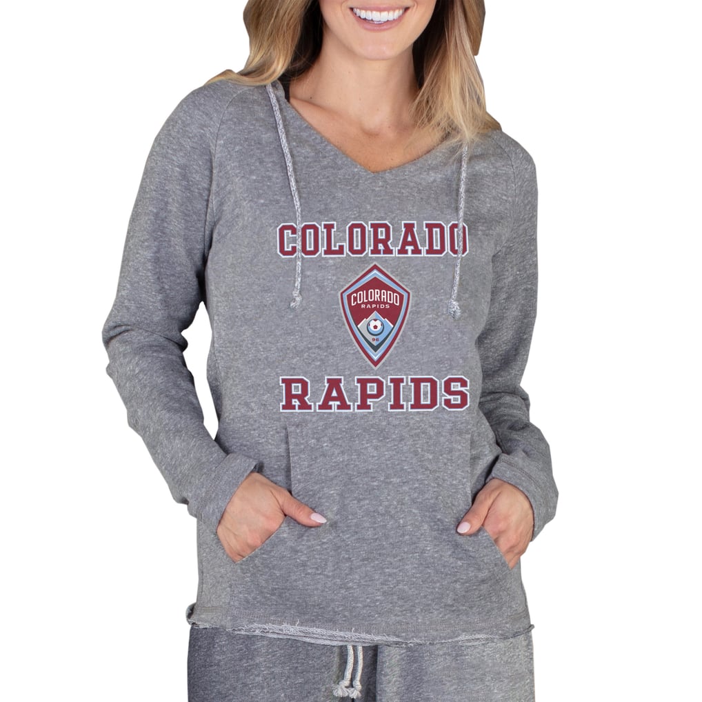 Colorado Rapids Concepts Sport Women's Mainstream Terry Pullover Hoodie - Gray