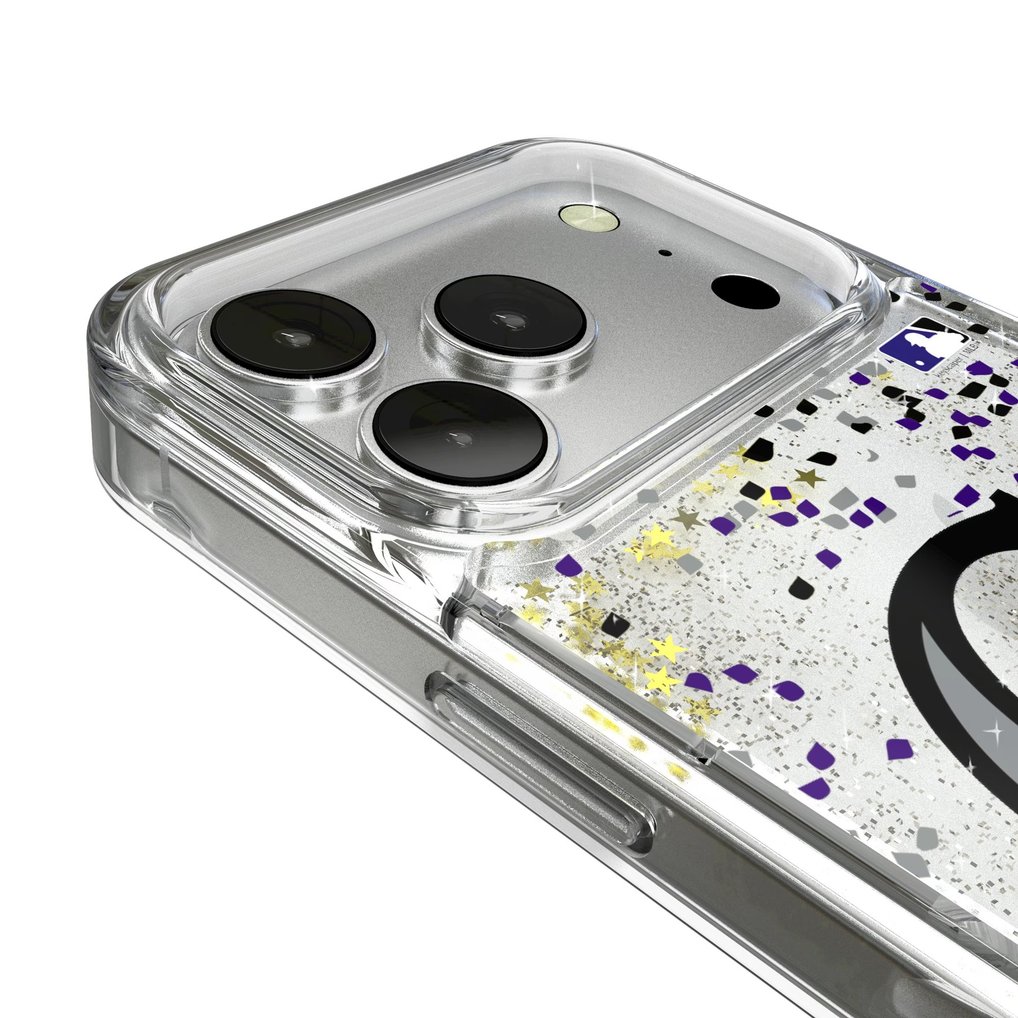 Colorado Rockies Glitter Confetti iPhone Case