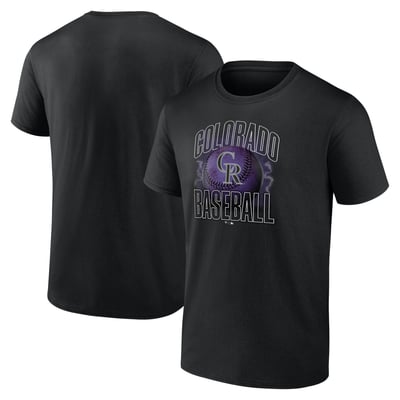 Colorado Rockies Fanatics Match Up T-Shirt - Black