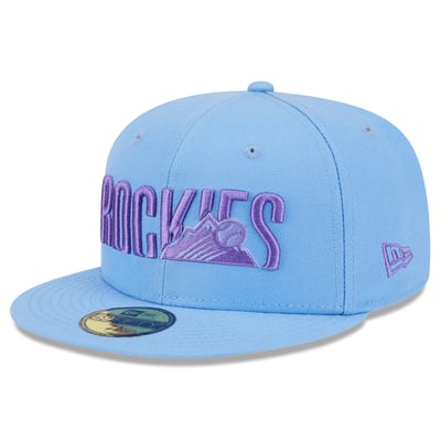 Colorado Rockies New Era 2025 City Connect Fan Pack 59FIFTY Fitted Hat - Light Blue