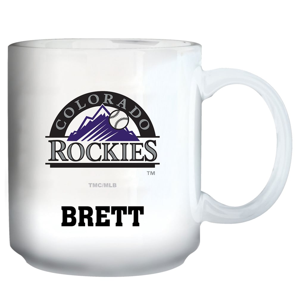 Colorado Rockies 11oz. Personalized Mug - White