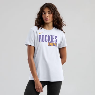  Colorado Rockies Nike Women's 2025 City Connect Wordmark T-Shirt - White