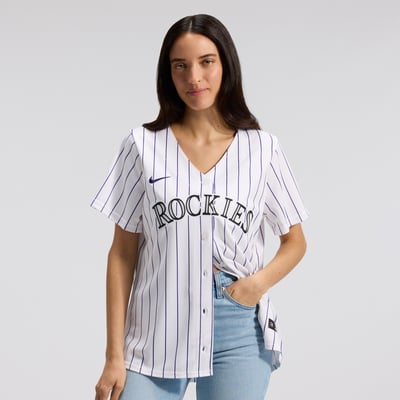Colorado Rockies Nike Women's Home Replica Team Jersey - White