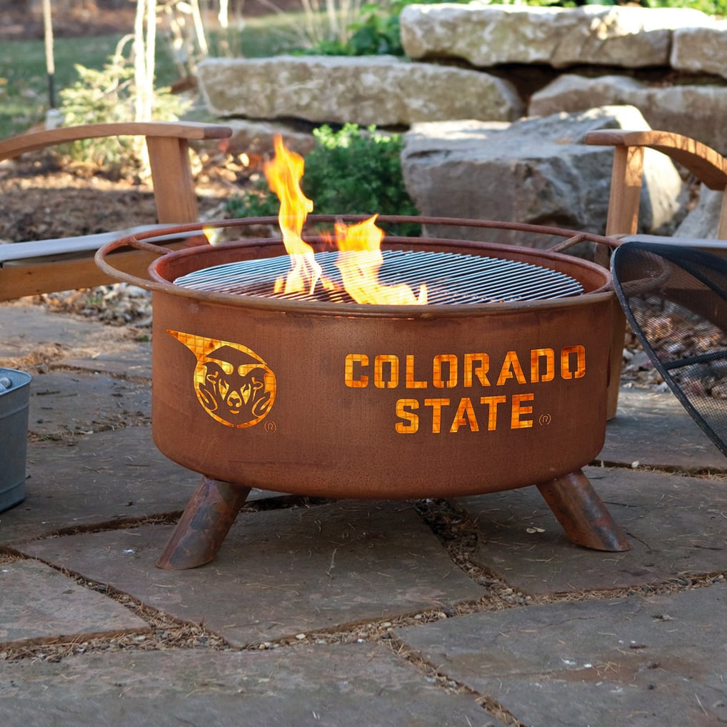 Colorado State Rams Fire Pit