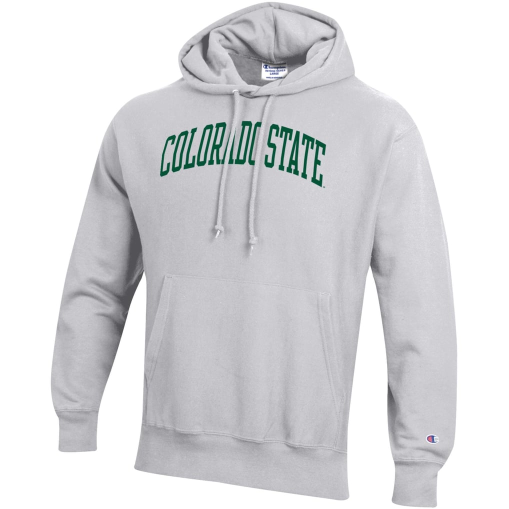 Colorado State Rams Champion Reverse Weave Fleece Pullover Hoodie - Heathered Gray