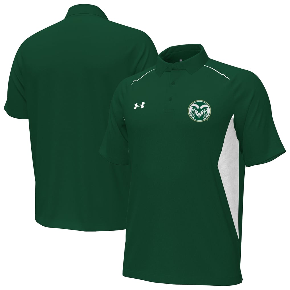 Colorado State Rams Under Armour Sideline Title Performance Polo - Green